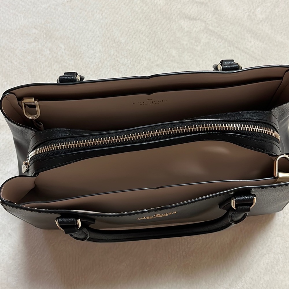 Kate Spade Triple Compartment Satchel - Black - Picture 6 of 8
